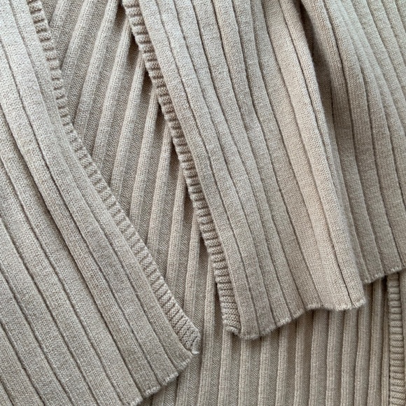 Nordstrom NWOT Wayf Gillian Khaki Ribbed Knit Strap Bodycon Sweater dres… - Picture 7 of 10